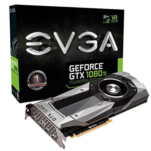 Image of EVGA GeForce GTX 1080 Ti FOUNDERS EDITION GAMING, 11GB GDDR5X, LED, DX12 OSD Support (PXOC) Graphic Cards 11G-P4-6390-KR