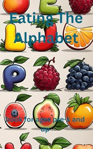 Image of eating the alphabet: a coloring book for kids