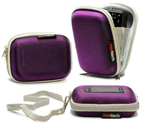 Image of Navitech Purple Hard Water Resistant Mouse Case/Cover Compatible with The Kensington K33373EU Wireless Presenter