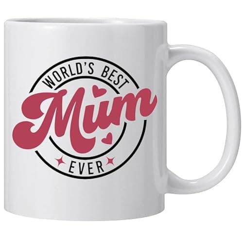 Image of World's Best Mum Coffee Mug,Mum Gifts for Mother's Day, Birthday, Christmas from Son or Daughter