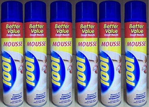 Image of 6 x 1001 Carpet Mousse Carpet & Upholstery Stain Remover 350ML