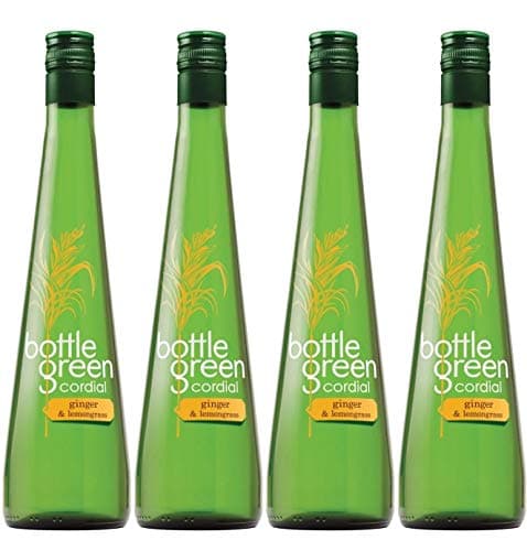 Image of (4 PACK) - Bottle Green - Ginger & Lemongrass Cordial | 500ml | 4 PACK BUNDLE