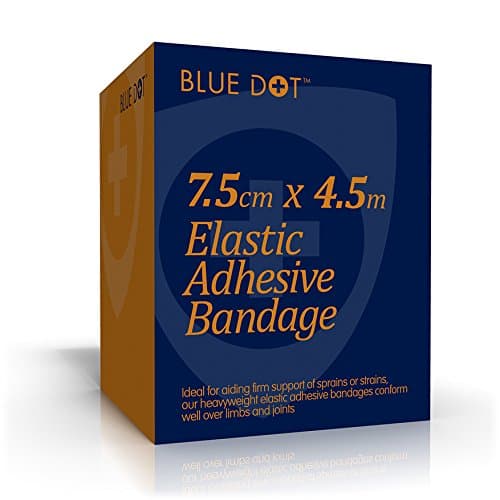 Image of Blue Dot Elastic Adhesive Bandage, 4.5 m Length x 7.5 cm Width