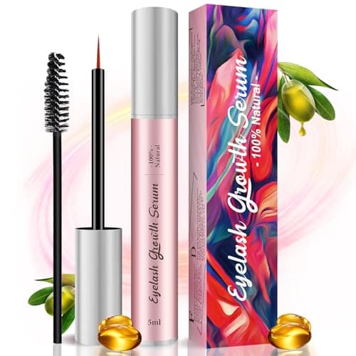 Image of Eyelash Growth Serum: Lash Enhancing Serum with Advanced Formula to Boost Longer Fuller and Thicker Looking Lashes to Growth Stronger, Cruelty-Free Irritation Free Vegan 5ML