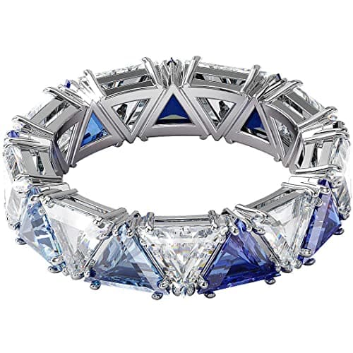 Image of Swarovski ORTYX Ring:Ring BLU DKMU/RHS 55 5608528 Brand, one size, Metal, No Gemstone