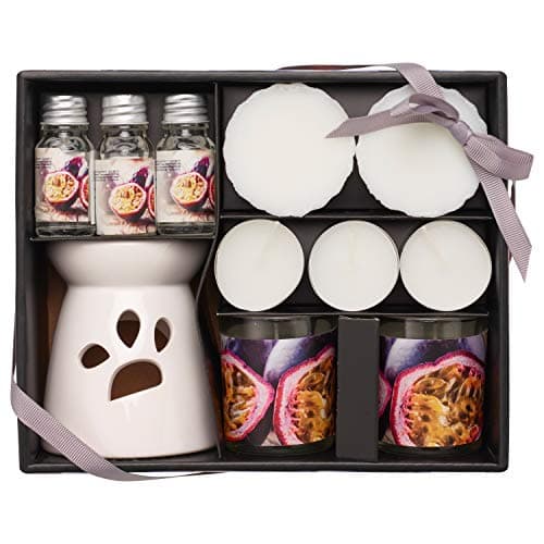 Image of Zuvo Scented Candle Gift and Hamper Set of 11 Piece | Passion Fruit Smell Candles Pack Gifts for Men and Women | Birthday, Mother's Day, Valentines Day, Christmas, Anniversary, House Warming