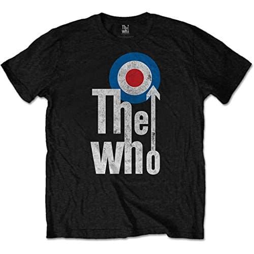 Image of Rock Off The Who 'Elevated Target' T-Shirt (Small) Black