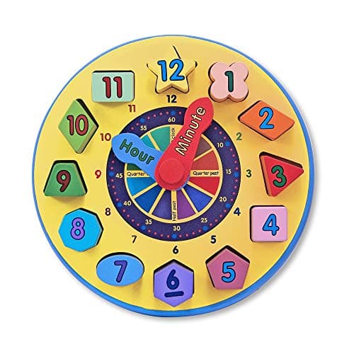 Image of Shape Sorting Wooden Clock