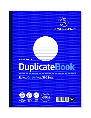 Image of Challenge Large Duplicate Ruled Book 100080411