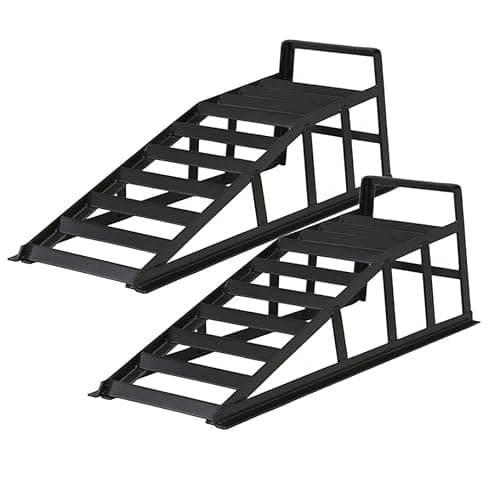 Image of Wiltec 2x Loading Ramp Loading Rail for Vehicles up to 2 Tons per pair Ramps Made of Steel