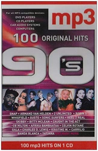 Image of 100 Original Hits 90'S Dvd-Siz