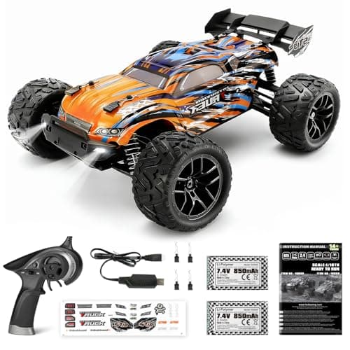 Image of HAIBOXING RC Cars,1:18 36 KM/H High Speed Remote Control Cars for Adults Kids,2.4GHz 4WD Waterproof Off-Road Rc Monster Truck with Two Batteries, ALL Terrain RC Buggy Car Toy Gifts for Boys