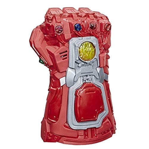 Image of Marvel Avengers Endgame Red Infinity Gauntlet - Role-playing toy with electronic cuff with lights and sounds for children from 5 years old