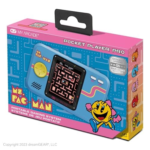 Image of Console de jeu rétrogaming - Atari - Pocket Player PRO Ms. Pac-Man - Ecran 7cm Haute Résolution