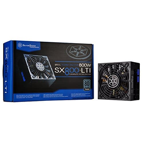 Image of SilverStone SST-SX800-LTI - SFX-L Series, 800W 80 Plus Titanum PC Power Supply, Low Noise 120mm, 100% modular