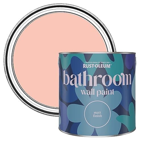 Image of Rust-Oleum Peach Water-Resistant Bathroom Wall & Ceiling Paint - Happy As A Clam 2.5L