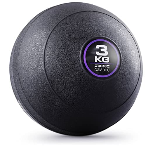 Image of Core Balance Slam Ball No Bounce Medicine Exercise Ball Heavy Duty PVC for Strength Training (3kg)