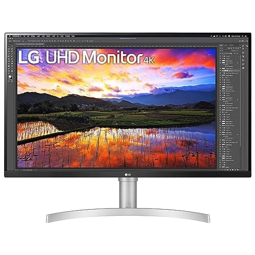 Image of LG UHD Monitor 32UN650K – 4K IPS 32 inch, 60Hz, 5ms, sRGB 95%, HDR10, High Resolution Content Creation Display, Built-in Speakers, HDMI, DisplayPort, White