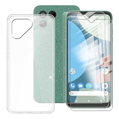 Image of BUNAL for Fairphone 4 (6.30") Phone Case + (3 Pack) Screen Protector, Translucent white Silicone Case, Shockproof Slim Non-Slip Protective Case-Translucent white