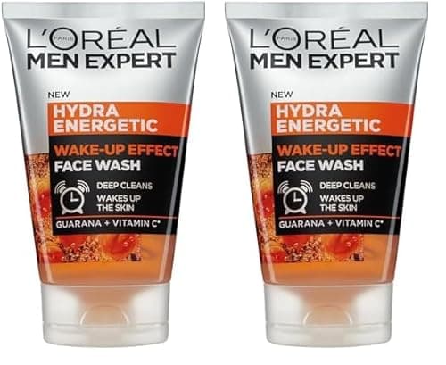 Image of L'Oreal Men Expert Hydra Energetic Wash, 100ml (Pack of 2)