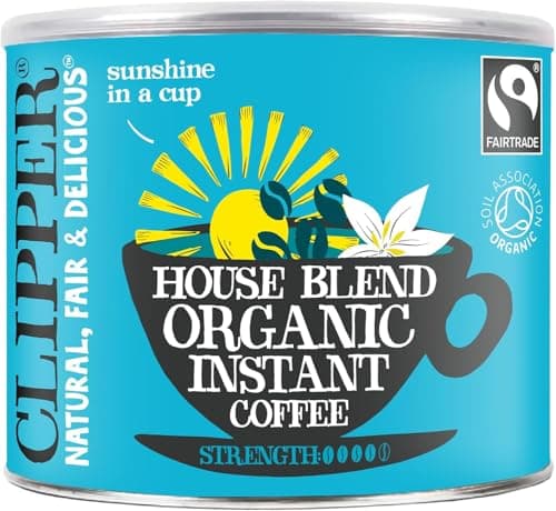 Image of Clipper Organic Medium Roast Arabica Coffee, Instant Coffee, 500g Refill, Gourmet Coffee, Sustainable & Fairtrade by Clipper Teas, Ethically Sourced & Eco Conscious Blends
