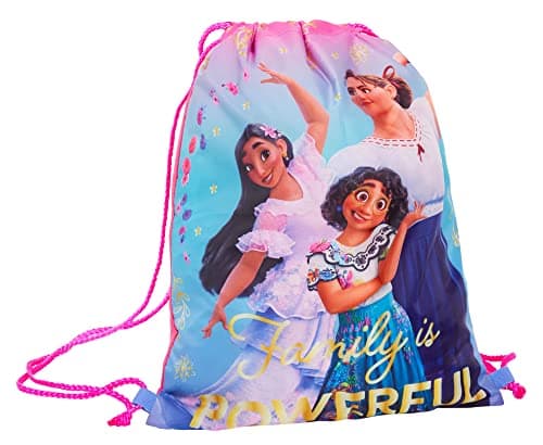 Image of Disney Encanto Drawstring Bag Girls PE Kit Gym Bag Kids Mirabel Trainer Swim Bag