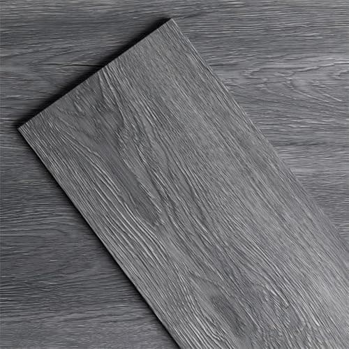 Image of FLOREXP Vinyl Flooring - LVT Flooring Peel and Stick Tiles Dark Grey, 2.0 mm 36 Pieces Waterproof for Office, Hallway, Kitchen (5.02 m², Dark Grey)