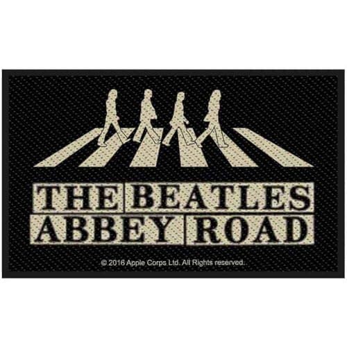 Image of Beatles - Abbey Road Crossing Patch 6cm x 10cm Black