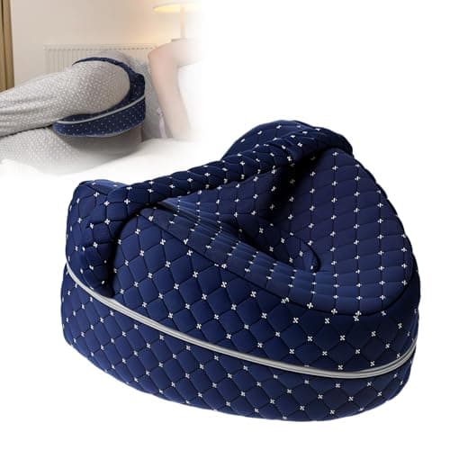 Image of Shuul Leg Pillow Memory Foam Knee Pillow for Sleeping Alignment Pillows for Side Sleepers with Adjustable Strap