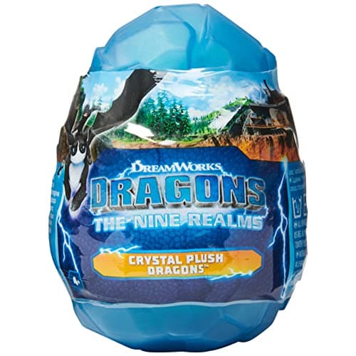 Image of DreamWorks Dragons The Nine Realms, Crystal Plush Dragons, 3-inch, Kids Toys for Age 4 and Up (Styles May Vary)
