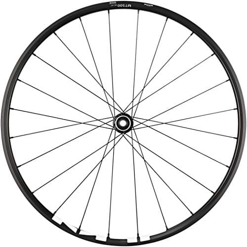 Image of Shimano WH-MT500 MTB wheel, 29er, 15 x 100 mm thru-axle, front, black