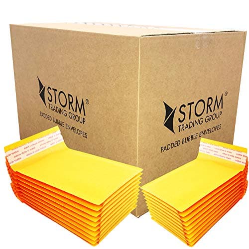 Image of 100 Gold Padded Bubble Envelopes A5 170X245mm STG 4
