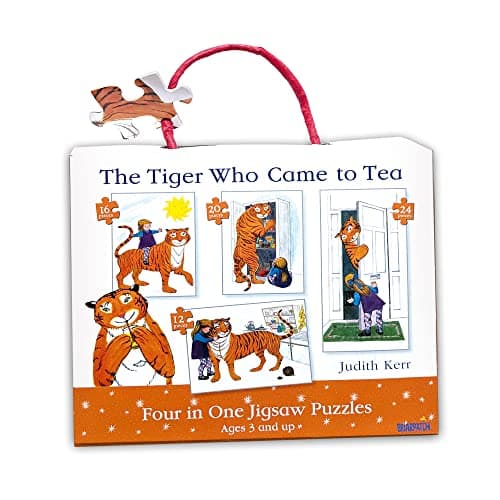 Image of Paul Lamond Tiger Who Came to Tea 4-in-1 Puzzle