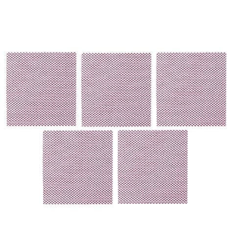 Image of 2Work Heavy Duty Non-Woven Cloth 380x400mm Red (Pack of 5) 2W08162