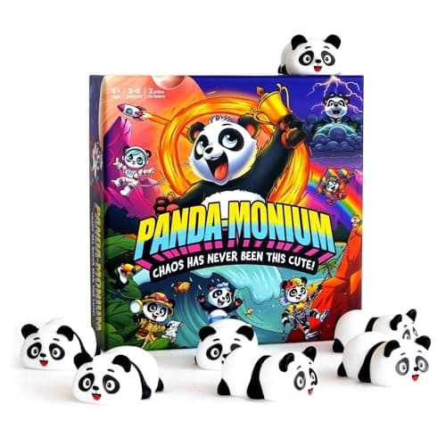 Image of PANDAMONIUM - Chaos Has Never Been This Cute! | The Hilarious Action-Packed Family Party Game for Kids, Teens and Adults | A Scavenger Hunt Card & Board Game for Ages 5+, 3-8 Players