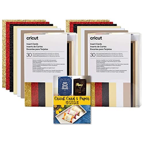Image of Cricut Insert Cards Double R40 Glitz and Glam Sampler Bundle