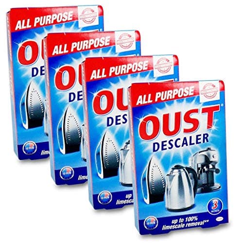 Image of Oust Descaler All Purpose Limescale Remover Removal Kettle Iron Dishwasher (12 Sachets)