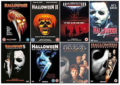 Image of The Complete Halloween 1 - 8 Collection:Halloween/Halloween 2/3:Season of the Witch /The Return Of Michael Myers/The Revenge Of Michael Myers /The Curse Of Michael Myers /H20 /Resurrection