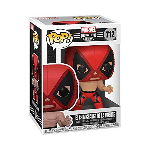 Image of Funko Marvel Luchadores Deadpool - Marvel Comics - Collectable Vinyl Figure - Gift Idea - Official Merchandise - Toys for Kids & Adults - Comic Books Fans - Model Figure for Collectors and Display