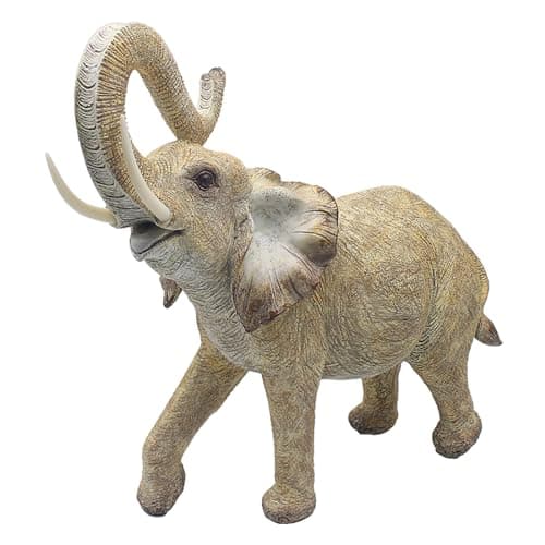 Image of Lesser & Pavey Elephant Figurine For Home & Office | Home Decor Ornaments Gift For Women & Men | Beautiful Figurine For Indoor & Outdoor | Living Room Decor Ornaments