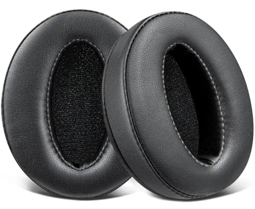 Image of SOULWIT Earpads Replacement for Sennheiser HD 4.50BT/HD 4.50BTNC/HD4.50SE/HD4.40BT/HD4.30G/HD4.20S/HD458BT/HD 450/HD450BT/HD400S/HD350BT/Adapt 360(MB 360 UC)/Adapt 361 - Black