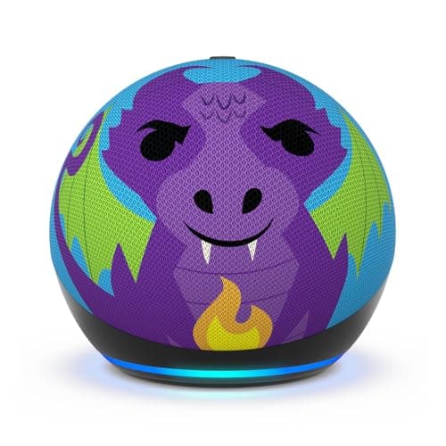 Image of Echo Dot Kids (newest gen) | Wi-Fi and Bluetooth smart speaker | With 1 year of Amazon Kids+ content | Dragon, with Alexa+ Early Access