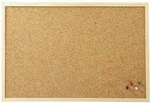 Image of REQUISITE NEEDS 30 x 40 Wooden Frame Cork Notice Message Board