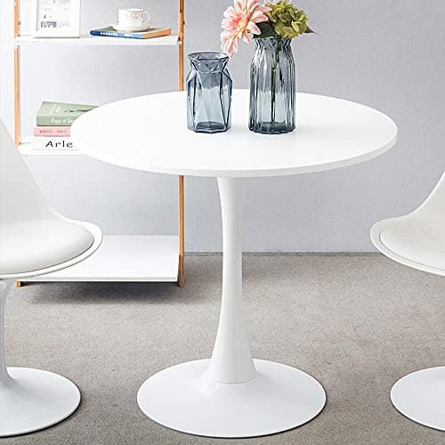 Image of Panana Round Dining Table,Modern Pedestal Dining Table, Leisure Table, Living Room Table (Round Base, 60cm Round)