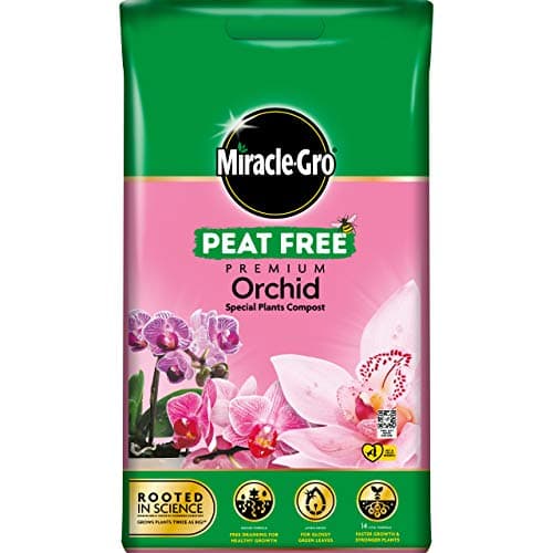 Image of Miracle-Gro PEAT FREE Premium Orchid Compost - 6 Litre BAG, (New 2020 Range), Pink