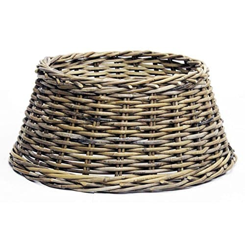 Image of Rattan/Wicker Christmas Tree Skirt Natural