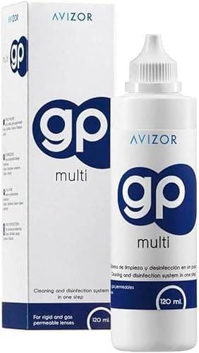 Image of Avízor GP Multi - 120ml | Cleaning and Disinfection Solution for Rigid and Gas-Permeable Contact Lenses | Guaranteed Hydration | Multipurpose Solution for Contact Lens Care