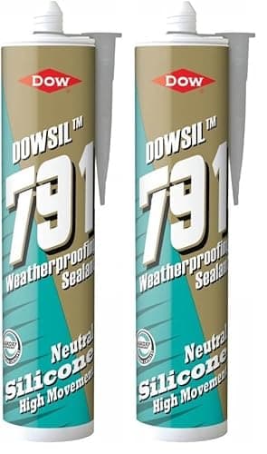 Image of 791 Silicone Sealant Grey 310ml (Pack of 2)