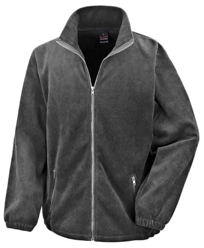 Image of Result R220M Mens Core Fleece Jacket - Pure Grey - 3XL