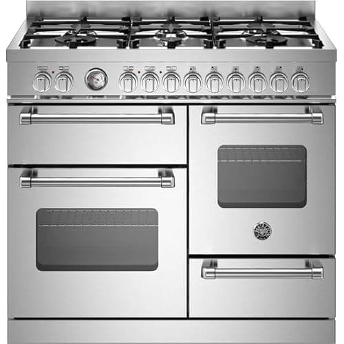 Image of Bertazzoni Master Series MAS106L3EXC 100cm Dual Fuel Range Cooker - Stainless Steel - A Rated